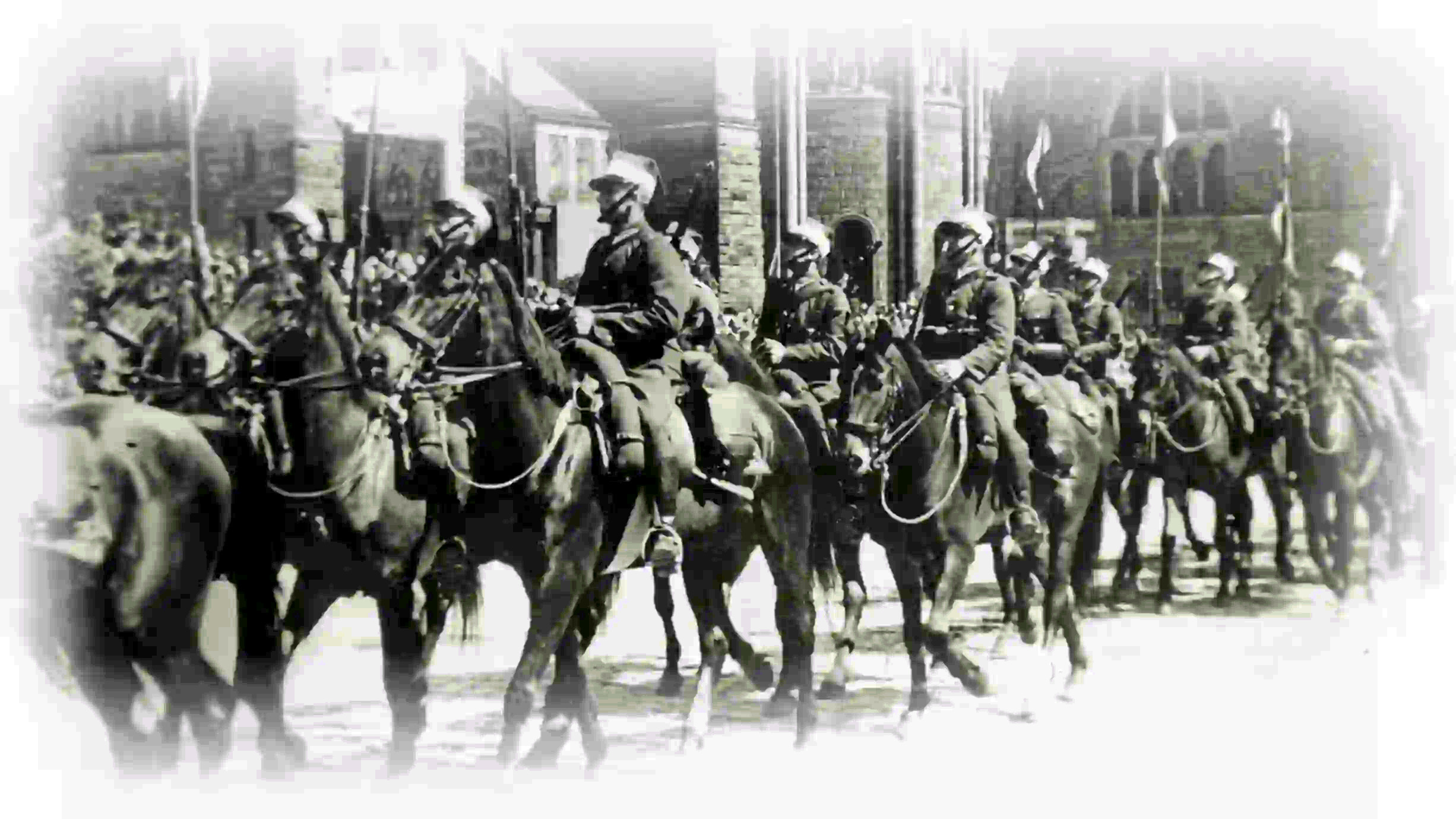 Historyczne zdjęcie 7 Pułku Strzelców Konnych Wielkopolskich